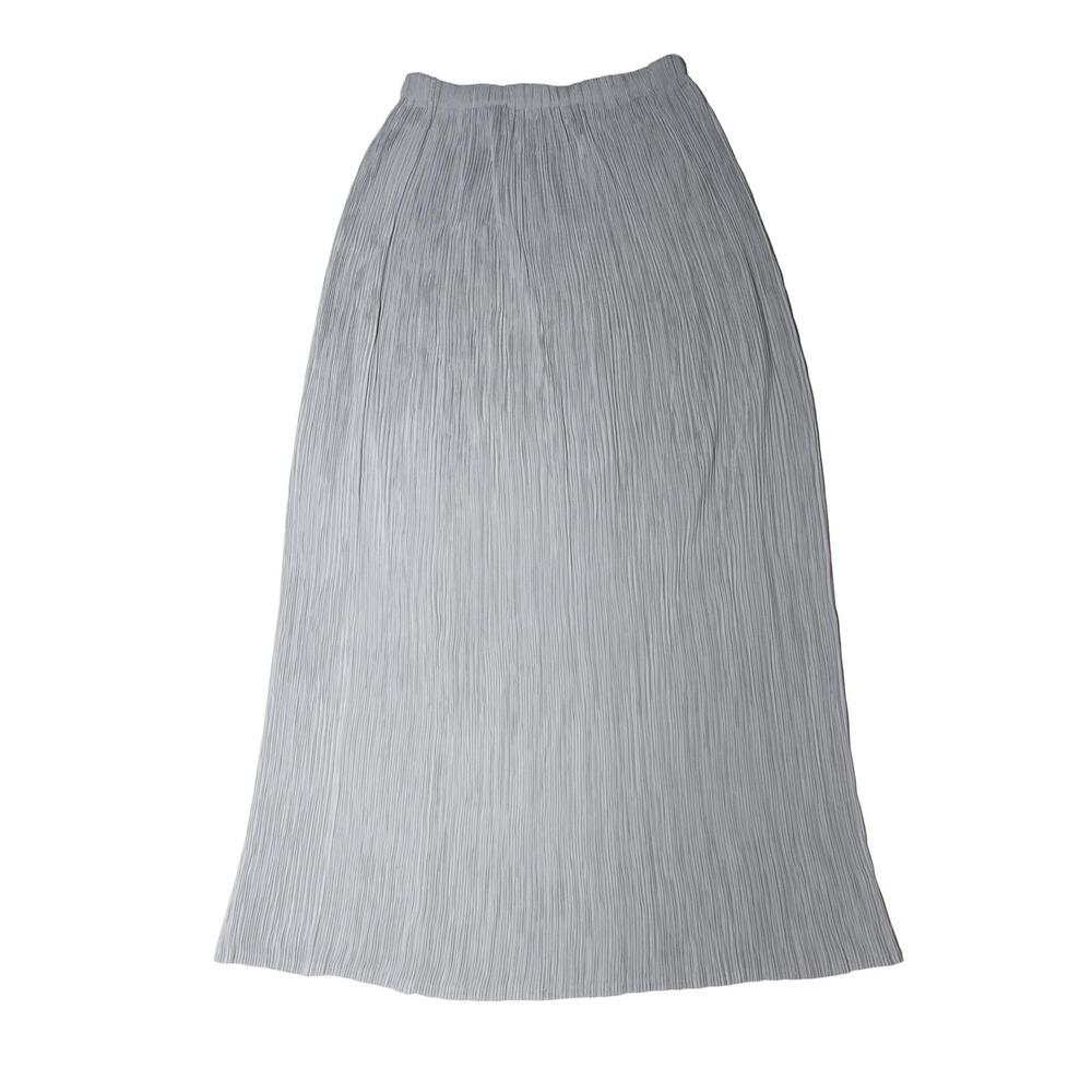 Issey Miyake SS 1996 Gray Pleated Maxi Skirt